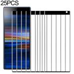 25 PCS 9H 3D Curved Full Screen Tempered Glass Film for Sony Xperia 10 Plus