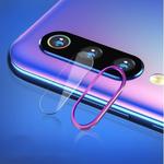 Scratchproof Mobile Phone Metal Rear Camera Lens Ring + Rear Camera Lens Tempered Protective Film Set for Xiaomi Mi 9 (Purple)