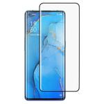For OPPO Reno3 Pro 9H HD 3D Curved Edge Tempered Glass Film (Black)
