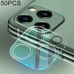 For iPhone 12 Pro 50pcs HD Rear Camera Lens Protector Tempered Glass Film