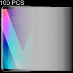 100 PCS 0.26mm 9H 2.5D Tempered Glass Film for LG V30S ThinQ