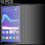 10 PCS 0.26mm 9H 2.5D Tempered Glass Film for Huawei Y9 (2018)