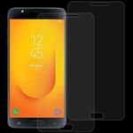 2 PCS 0.26mm 9H 2.5D Tempered Glass Film for Galaxy J7 Duo