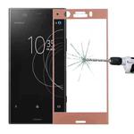 For Sony Xperia XZ1 Compact 0.26mm 9H Surface Hardness 3D Full Screen Tempered Glass Screen Protector(Rose Gold)