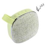 X25 Portable Fabric Design Bluetooth Stereo Speaker with Built-in MIC, Support Hands-free Calls & TF Card & AUX IN, Bluetooth Distance: 10m(Green)