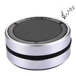 X1 Portable Round Shaped Bluetooth Stereo Speaker, with Built-in MIC, Support 360 Degree Spining Volume Control &Hands-free Calls & TF Card & AUX IN, Bluetooth Distance: 10m(Silver)