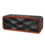 SC211 Multifunctional Card Music Playback Bluetooth Speaker, Support Handfree Call & TF Card & U-disk & AUX Audio & FM Function(Orange)