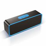 SC211 Multifunctional Card Music Playback Bluetooth Speaker, Support Handfree Call & TF Card & U-disk & AUX Audio & FM Function(Blue)