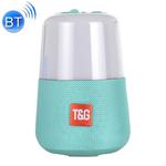 T&G TG168 Portable Wireless Bluetooth V5.0 Stereo Speaker with Handle, Built-in MIC, Support Flashing LED Light & TF Card & U Disk & AUX IN & FM(Cyan)