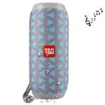 T&G TG117 Portable Bluetooth Stereo Speaker, with Built-in MIC, Support Hands-free Calls & TF Card & AUX IN & FM, Bluetooth Distance: 10m(Blue)