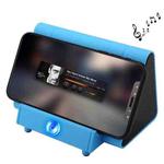 SY317A Portable Phone Stand Wireless Induction Stereo Speaker, Support Hands-free Calls & AUX IN(Blue)