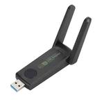 1516 Driverless Wireless Network Card Gigabit Dual Band 5G 150Mbps Computer USB Network Card (Black)