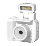 Y4000 Mini Camera 1080P HD Digital Camera with Screen Portable Retro Travel Vlog Student Small Camcorder (White)