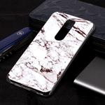 Marble Pattern Soft TPU Case For Nokia 6.1 Plus (Nokia X6)(White)