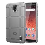 Shockproof Rugged Shield Full Coverage Protective Silicone Case for Nokia 1 Plus(Grey)