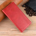 Retro Magnetic Clasp Horizontal Flip Leather Case for Nokia X71 (8.1 Plus), with Holder & Card Slots & Wallet (Red)