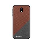 PINWUYO Honors Series Shockproof PC + TPU Protective Case for Nokia 1 Plus (Brown)