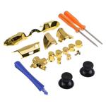 Full Set Game Controller Handle Small Fittings with Screwdriver for Xbox One ELITE(Gold)