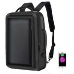 Bopai 751-006551 Large Capacity Business Casual Breathable Laptop Backpack with External USB Interface, Size: 30 x 12 x 44cm(Black)