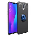 lenuo Shockproof TPU Case for OnePlus 7, with Invisible Holder (Black Blue)