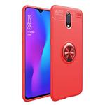 lenuo Shockproof TPU Case for OnePlus 7, with Invisible Holder (Red)