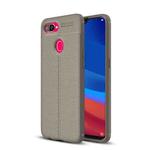 Litchi Texture TPU Shockproof Case for OPPO F9 (F9 Pro）& OPPO A7x(Grey)