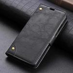 Copper Buckle Retro Crazy Horse Texture Horizontal Flip Leather Case for OPPO F9 (F9 Pro) / OPPO A7x, with Holder & Card Slots & Wallet(Black)