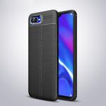 Litchi Texture TPU Shockproof Case for OPPO K1 (Black)