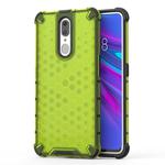 Honeycomb Shockproof PC + TPU Case for OPPO F11 (Green)