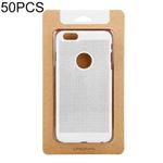 50 PCS High Quality Cellphone Case Kraft Paper Package Box for iPhone (5.5 inch) Available Size: 164mm x 89mm x 7mm(Gold)