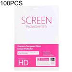 100 PCS For 10 inch Tempered Glass Film Screen Protector Paper Package