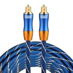 EMK LSYJ-A 5m OD6.0mm Gold Plated Metal Head Toslink Male to Male Digital Optical Audio Cable