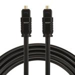 EMK 1.5m OD4.0mm Toslink Male to Male Digital Optical Audio Cable