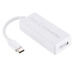 65W 5 Pin MagSafe Series to USB-C / Type-C Converter for MacBook (White)