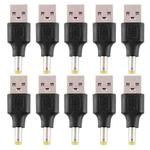 10 PCS 4.8 x 1.7mm Male to USB 2.0 Male DC Power Plug Connector