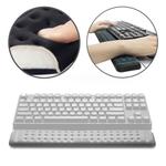 Mechanical Keyboard Wrist Rest Memory Foam Mouse Pad, Size : M (Grey)