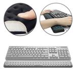 Mechanical Keyboard Wrist Rest Memory Foam Mouse Pad, Size : L (Grey)