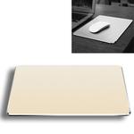 Aluminum Alloy Double-sided Non-slip Mat Desk Mouse Pad, Size : L(Gold)