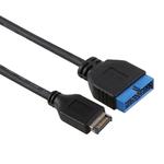 30cm USB 3.1 Type-E to USB 3.0 Motherboard 19 Pin Male Expansion Cable
