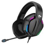 F5 3.5mm Plug Head-mounted Gaming Wired Noise Reduction Headset, Cable Length: about 2.2m (Black)