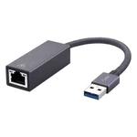 USB 3.0 AM to RJ45 Gigabit Adapter Cable, Length: 20cm