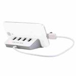 H-506 4 in 1 Micro USB / USB to 4 USB 2.0 Interface OTG Docking Station HUB with Stand Function