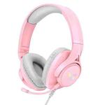 ONIKUMA X16 Adjustable and Flexible Wired Gaming Headphone with Microphone (Pink)