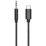 TA13-B1 USB-C / Type-C Male to 3.5mm Audio Male DAC Earphone Adapter Cable, Cable Length: 1m(Black)