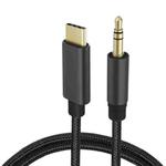 TA13-B1 USB-C / Type-C Male to 3.5mm Audio Male DAC Earphone Adapter Cable, Cable Length: 2m (Black)