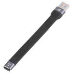 10Gbps USB Male to Type-C Female Soft Flat Sync Data Fast Charging Cable