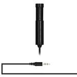 Yanmai SF555 Mini Professional 3.5mm Jack Studio Stereo Condenser Recording Microphone, Cable Length: 1.5m, Compatible with PC and Mac for Live Broadcast Show, KTV, etc.(Black)