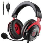 EKSA E900 Standard 3D Surround Gaming Wire-Controlled Head-mounted USB Luminous Gaming Headset with Microphone(Red)