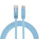 2m CAT6 Ultra-thin Flat Ethernet Network LAN Cable, Patch Lead RJ45 (Blue)