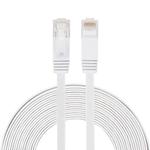 8m CAT6 Ultra-thin Flat Ethernet Network LAN Cable, Patch Lead RJ45 (White)